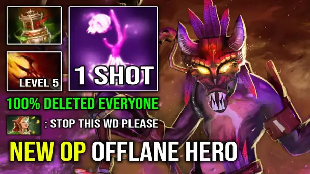 NEW 7.32 Overpower Offlane Hero 1 Shot Everyone with Insane Dagon 5 Witch Doctor Dota 2