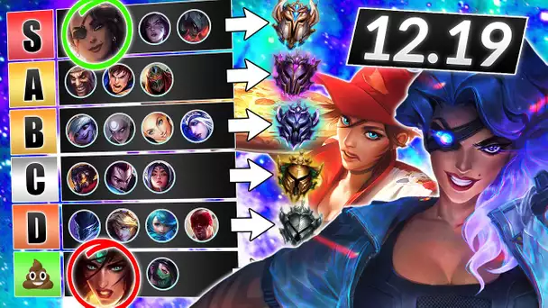 NEW Champions TIER LIST for Patch 12.19 - BEST META Champs of EVERY Role - LoL Update Guide
