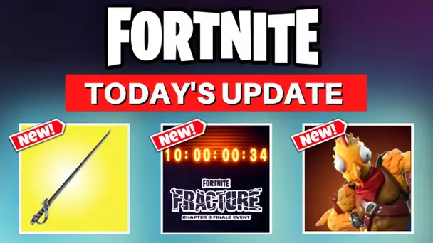 Today's Fortnite Update! (Event Countdown, FREE Pickaxe, Level Up Tokens)