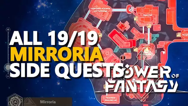 All Vera Mirroria Side Quests Tower of Fantasy