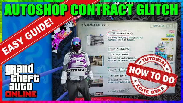 AUTO SHOP CONTRACT MISSIONS GLITCH *How To Change The Missions On The Whiteboard*