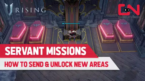 V Rising How to SEND SERVANTS to MISSIONS & Unlock New Hunt Areas