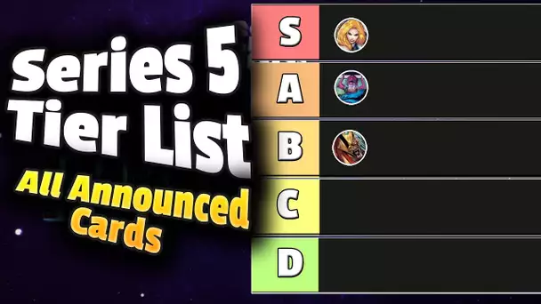 Series 5 Tier List! | Ranking EVERY Announced Series 5 Card | Marvel Snap