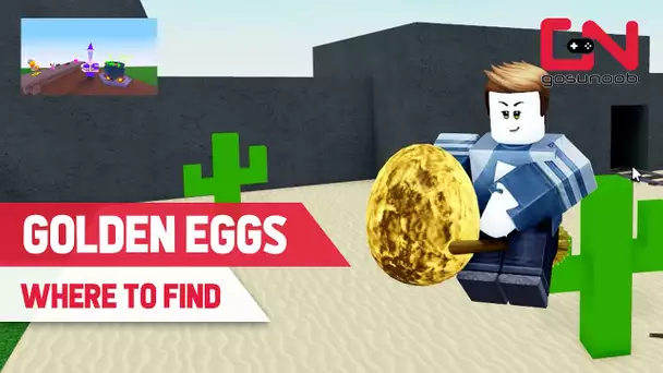 Where to FIND "GOLDEN EGGS" Locations in Wacky Wizards
