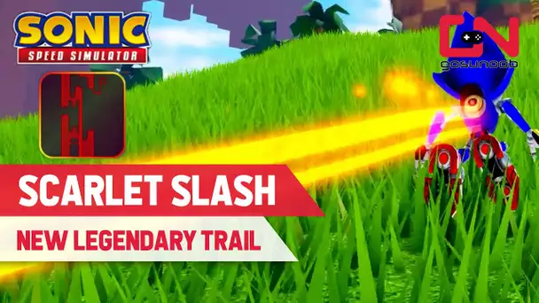 How to Get Scarlet Slash Legendary Trail in Sonic Speed Simulator