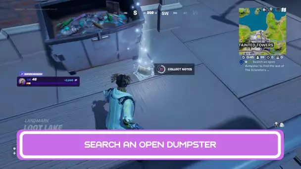 Search An Open Dumpster | Paradise Quests | Fortnite