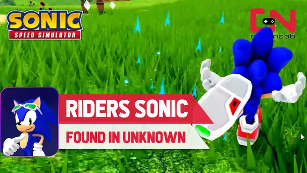 First Major Update FOUND IN UNKNOWN Epic Character Sonic Speed Simulator Riders Sonic Skin
