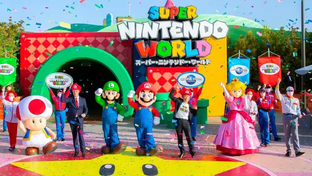 The new Super Nintendo World theme park will open on february 17, 2023 in Hollywood, USA!