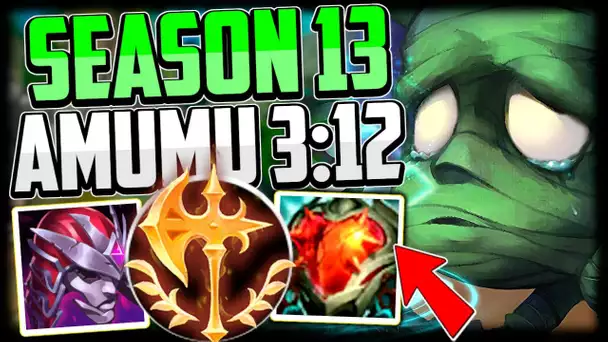 How to Play Amumu Jungle & CARRY (3:12 FULL CLEAR👌) - League of Legends Season 13