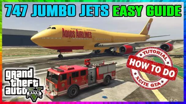 How & Where Can You Fly A Jumbo Jet in GTA 5 ONLINE? - How To Do - In just 5 Minutes - Easy Guide
