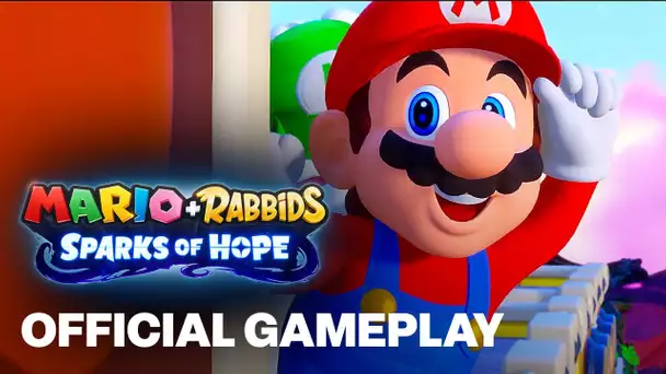 Mario + Rabbids Sparks of Hope - Wiggler Boss Fight Gameplay Preview  | Ubisoft Forward
