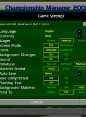 Championship Manager: Season 00/01