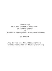 The Tempest