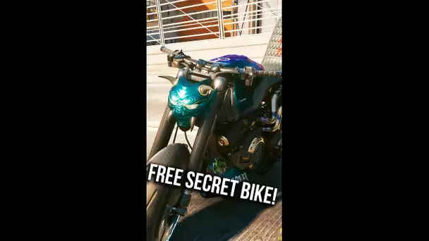Get This Secret FREE Bike in Cyberpunk 2077! #Shorts