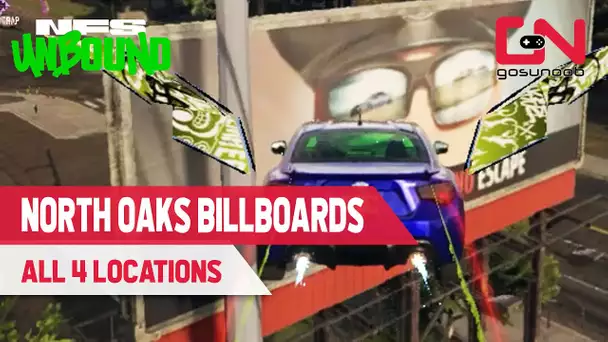 All North Oaks Billboard Locations in Need for Speed Unbound