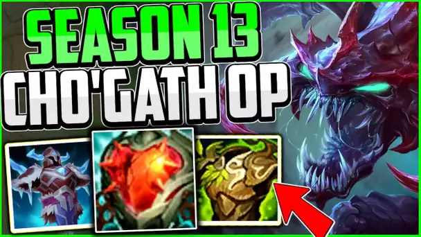 CHO'GATH DOES THE MOST DAMAGE IN SEASON 13😈 (6k HP 22 Minutes) - League of Legends