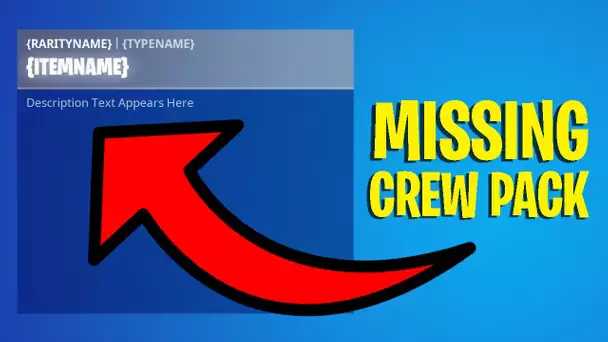 December Crew Pack is Missing! (Fortnite)