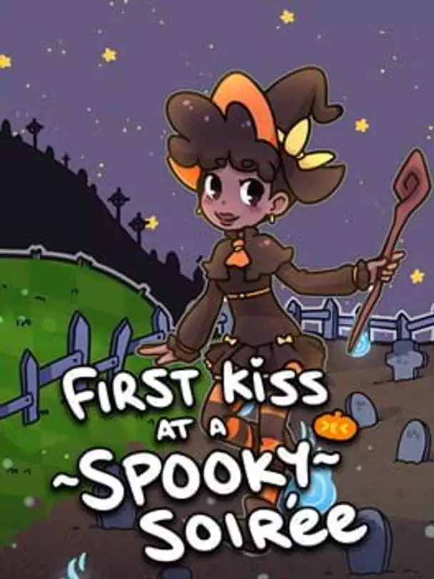 First Kiss at a Spooky Soiree