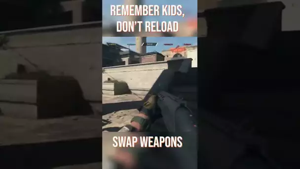 Warzone Tip, Swap dont Reload #warzone2 #warzone #shorts