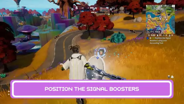 Position The Signal Boosters | Paradise Quests | Fortnite