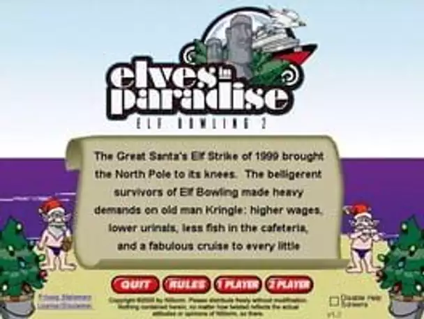 Elves in Paradise: Elf Bowling 2