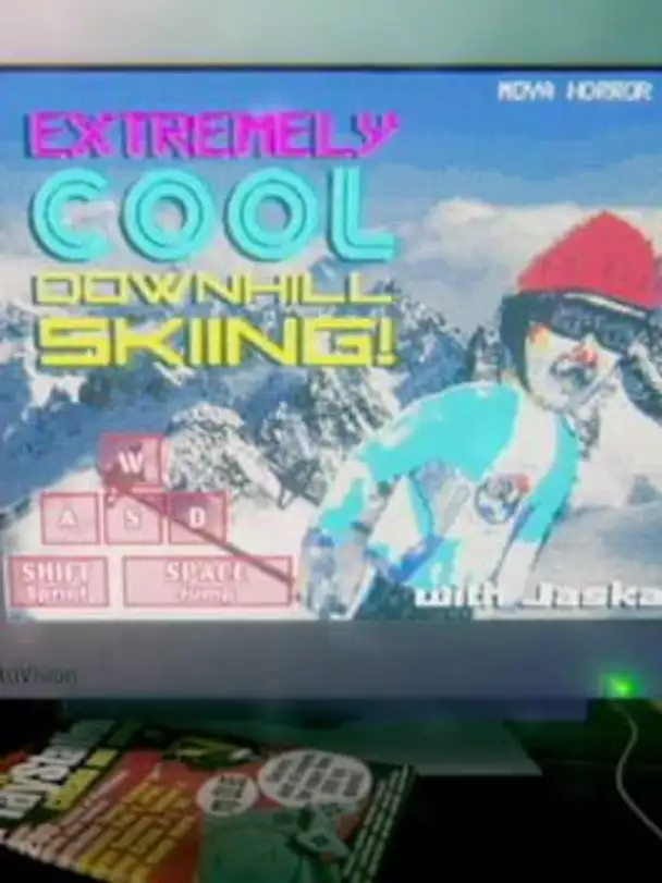 Extremely Cool Downhill Skiing With Jaska