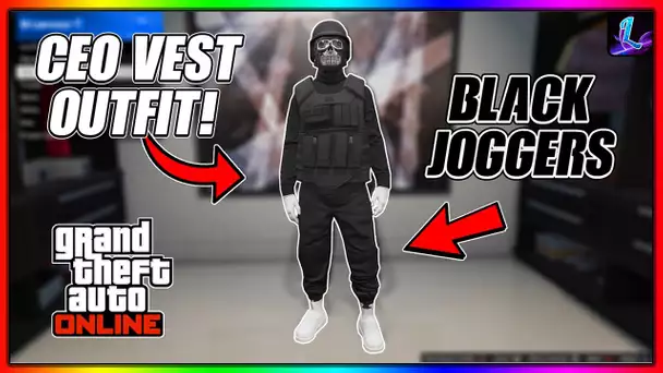 HOW TO GET BLACK CEO ARMOR VEST WITH BLACK JOGGERS IN GTA 5 ONLINE! 1.62 (NO TRANSFER)