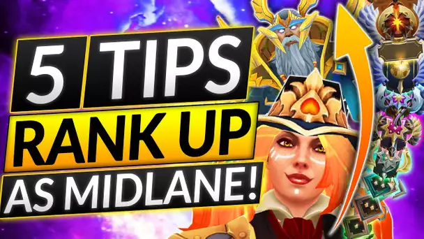 5 TIPS to CARRY from MIDLANE at ANY RANK - 100% BROKEN MID TIPS - Dota 2 Guide