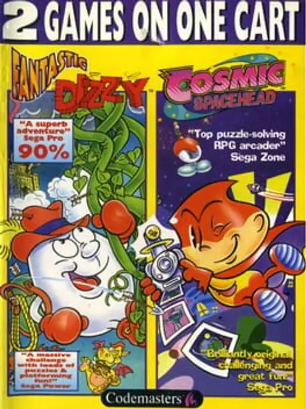 Codemasters 2 in 1: Fantastic Dizzy + Cosmic Spacehead