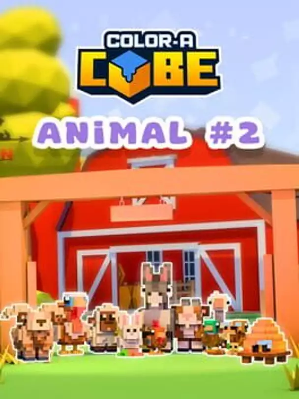 Color-A-Cube: Farm Animal Pack #2