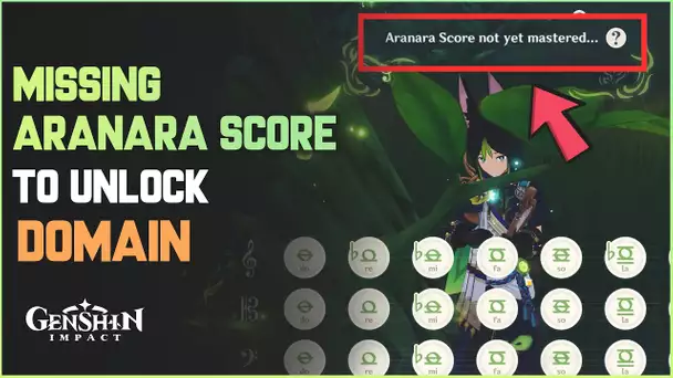 Aranara Score Not Yet Mastered (Solution) The Coordinates of Sun and Rain Domain | Genshin Impact