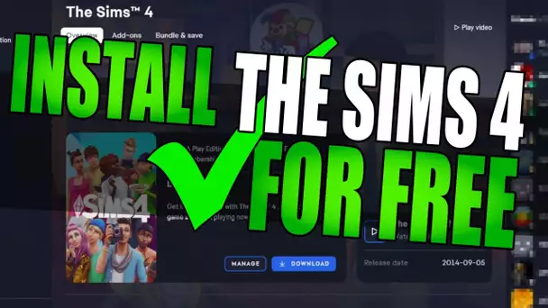 How To Download The Sims 4 Free | Free To Play On PC
