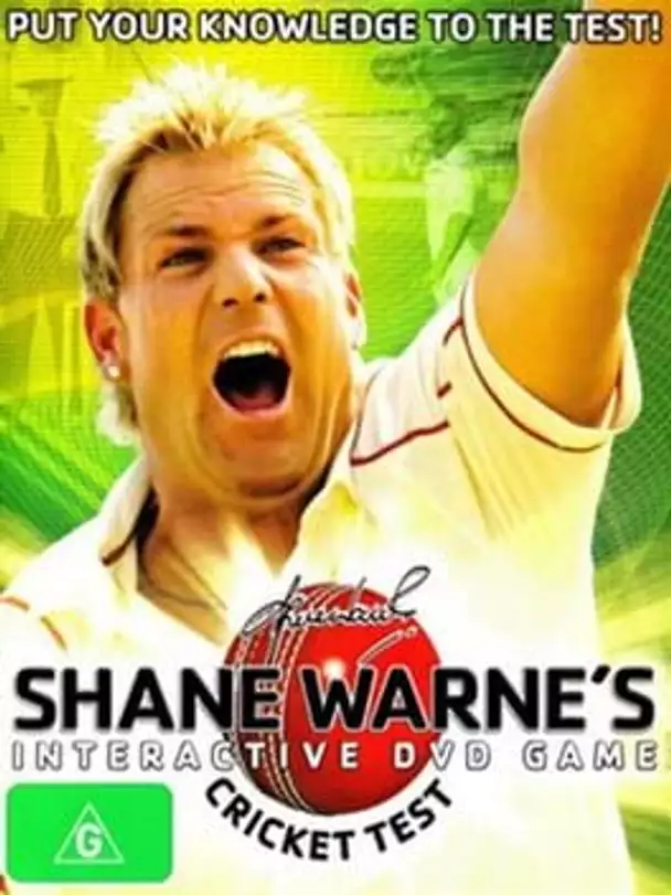 Shane Warne's Cricket Test Interactive DVD Game