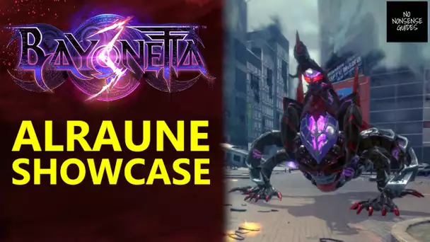 Bayonetta 3 Alraune Showcase - Unlockable Scorpion Demon