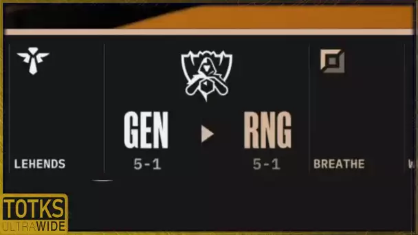The Fight For First Place! - GEN G vs RNG Tiebreaker Highlights | Group Stage - Worlds 2022