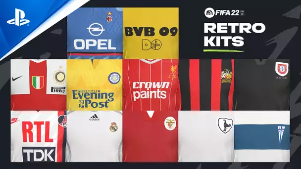 FIFA 22 - FUT 22 Club Retro Kits Trailer | PS5, PS4