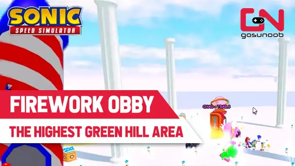 Sonic Speed Simulator Firework Festival Obby Works Now (Kind Of)