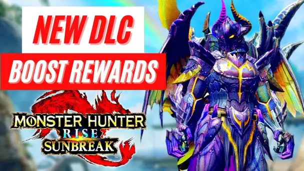 New Free DLC Boost Rewards Reveal Gameplay Monster Hunter Rise: Sunbreak News