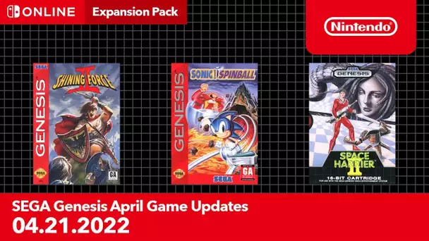 SEGA Genesis - April 2022 Game Updates - Nintendo Switch Online