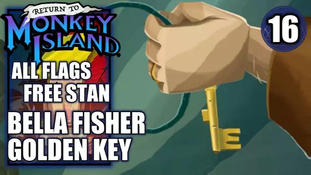 Return to Monkey Island - Free Stan - Acquire Bella Fisher’s Golden Key - All Flags - Walkthrough 16