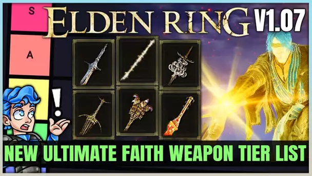 The New MOST POWERFUL Faith Weapon Tier List - Best Highest Damage Faith Weapons in Elden Ring!