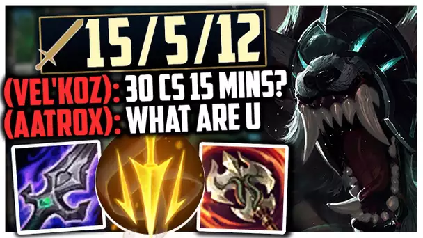 Warwick Top But I DONT LET THE ENEMY FARM  "HOW DOES NASUS ONLY HAVE 30 CS?" - Warwick Season 13