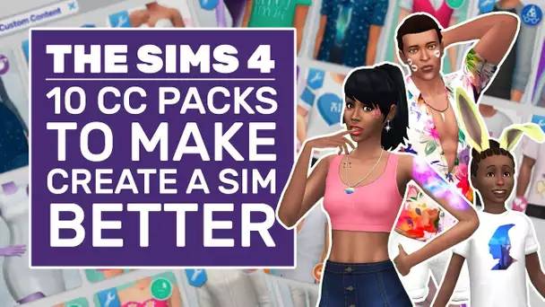 10 Sims 4 Custom Content To Make Create A Sim Better | Best Sims 4 Maxis Match CC
