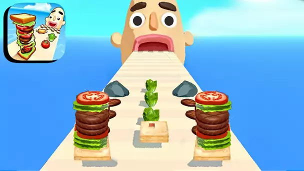 Sandwich Runner ​- All Levels Gameplay Android,ios (Levels 270-272)