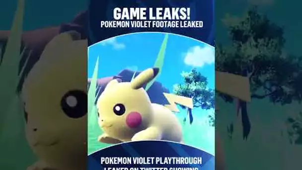 Pokemon Violet LEAKED! Playthrough footage is in the wild!