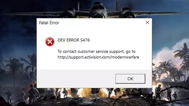 Dev Error 5476: How to fix this Warzone glitch ? Quick way guide !