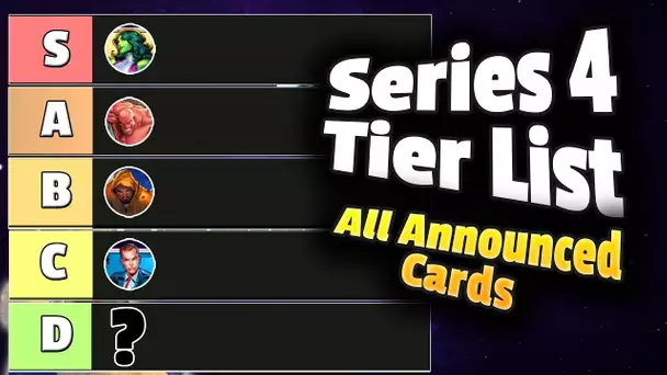 Series 4 Tier List! | Ranking EVERY Announced Series 4 Card | Marvel Snap