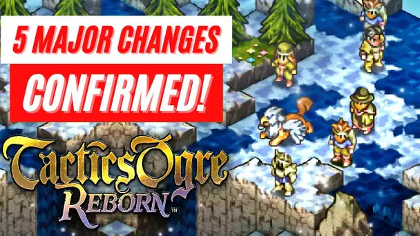 Tactics Ogre: Reborn 5 Major Changes Reveal Gameplay Trailer Nintendo Switch News