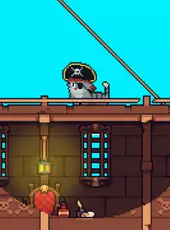 Rooftop Rascal: The Pirate Cat