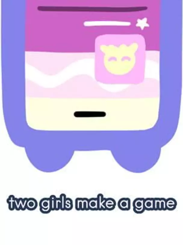 Two girls make a game